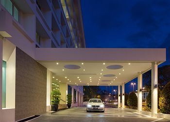 Hotel Front - Evening or Night